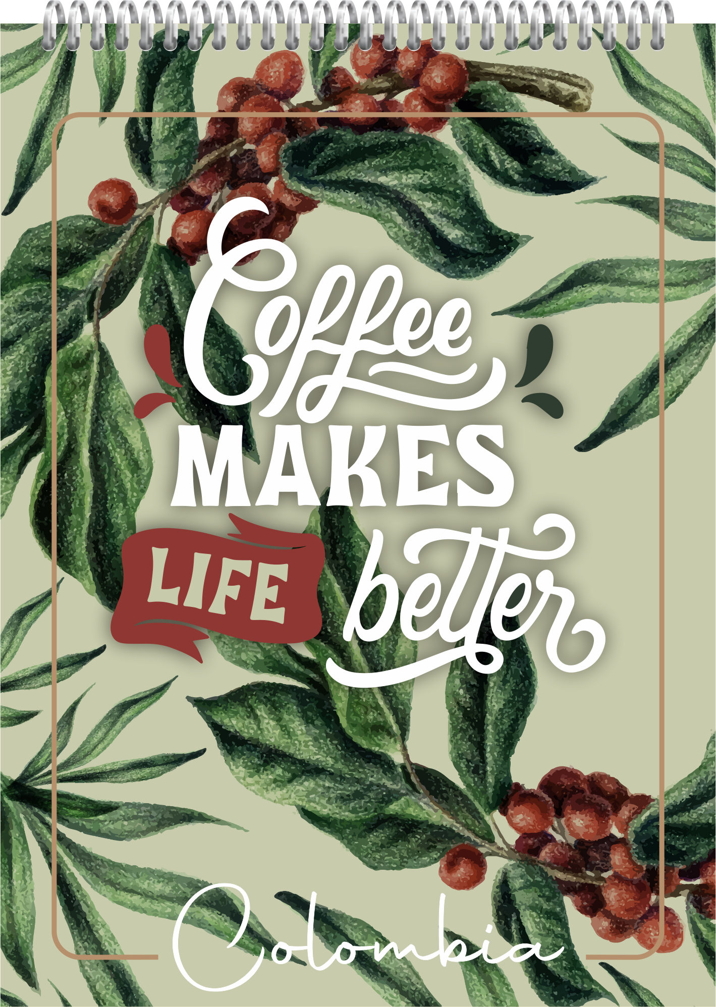 Libreta: Frase de café