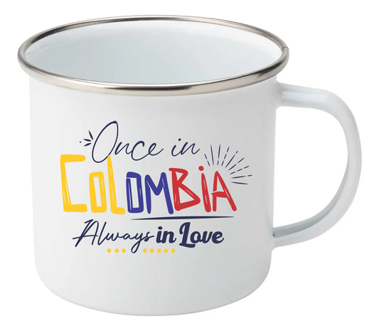 Mug Peltre: frase Colombia