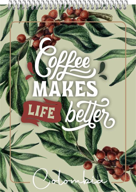 Libreta: Frase de café