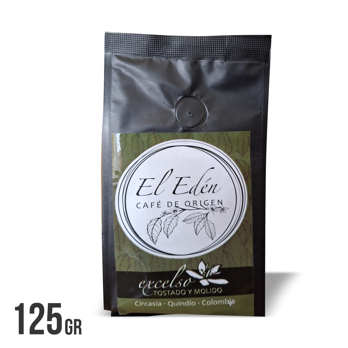 250g El Edén Colombian origin ground coffee from Quindío